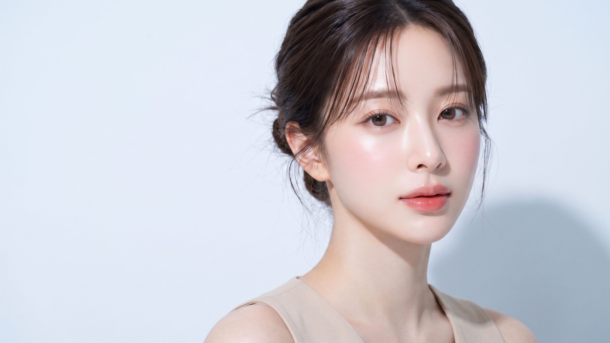 1人ひとりの目の形に合わせた仕上がりをイメージした女性の写真