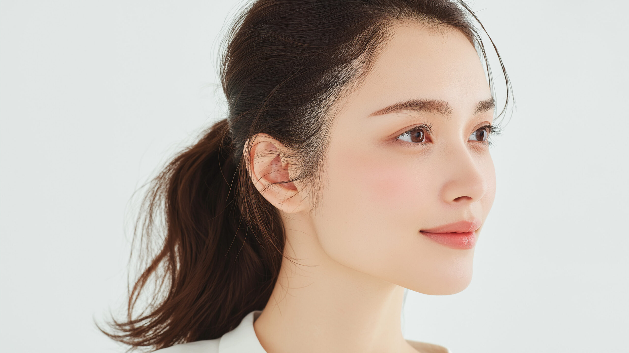 形成外科専門医による自然な仕上がりをイメージした、女性の横顔の写真