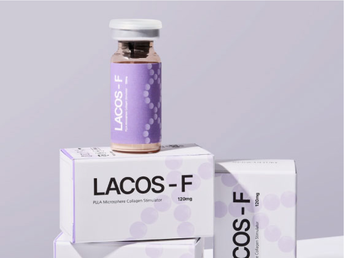 ラコス（LACOS-F）の製品パッケージとバイアル